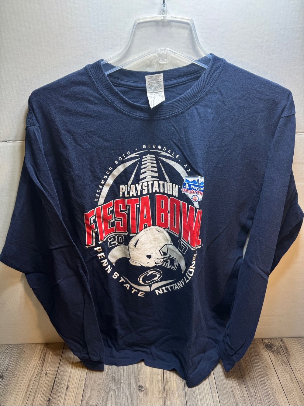 Fiesta Bowl Shirt Men’s Large Blue 2017 Playstation Penn State Nittany Lions